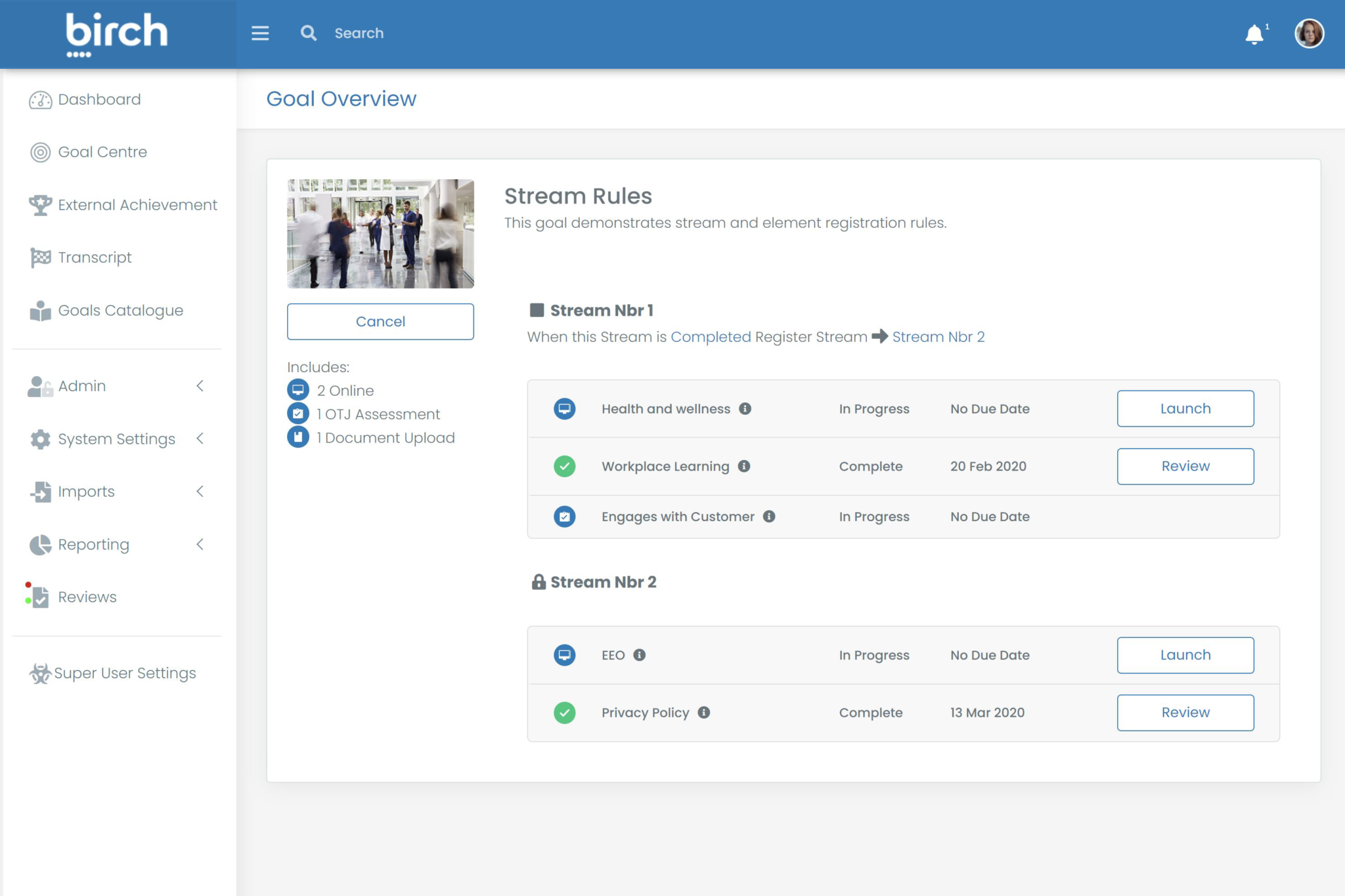 How Streams in Birch Help Build Personal Learning Programs