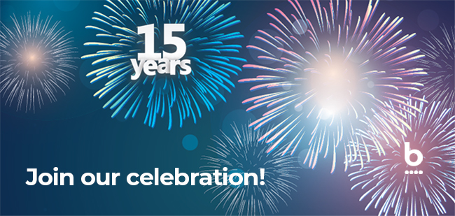 Join our 15 year celebration! | B Online Learning