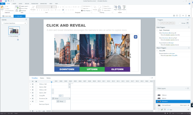 Using Animations and Transitions in Articulate Storyline | B Online ...